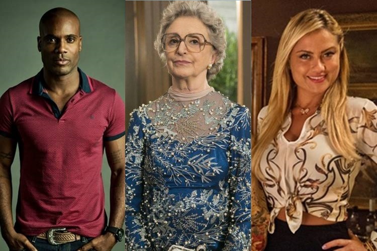 Cido (Rafael Zulu), Adinéia (Ana Lúcia Torre) e Suzy (Ellen Rocche) em O Outro Lado do Paraíso