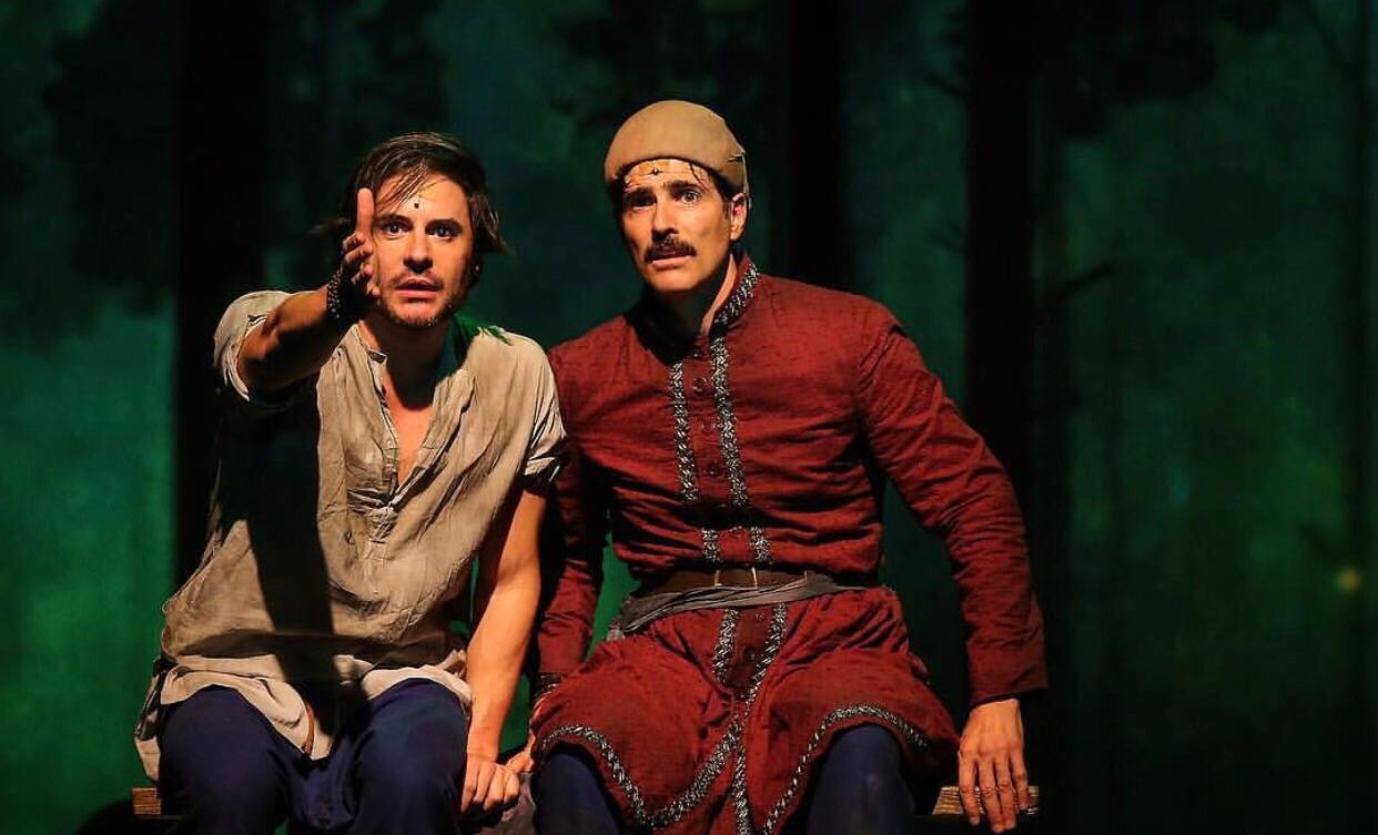 Reynaldo Gianecchini e Ricardo Tozzi, no espetáculo