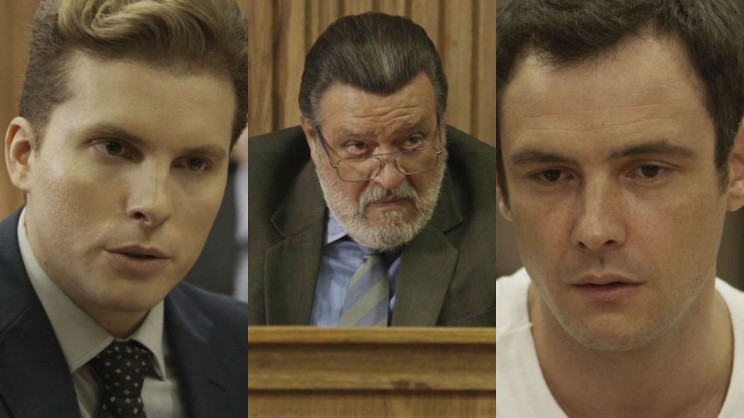 Patrick (Thiago Fragoso), Gustavo (Luis Melo) e Gael (Sergio Guize) de O Outro Lado do Paraiso