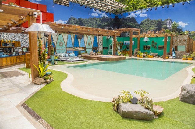 A piscina da casa do BBB18 (Divulgação)