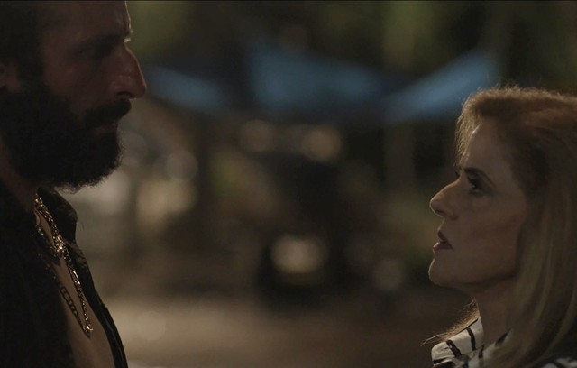 Rato (Cesar Ferrario) e Sophia (Marieta Severo) de O Outro Lado do Paraiso