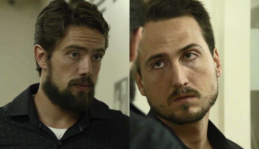 Renato (Rafael Cardoso) e Rafael (Igor Angelkorte) de O Outro Lado do Paraiso
