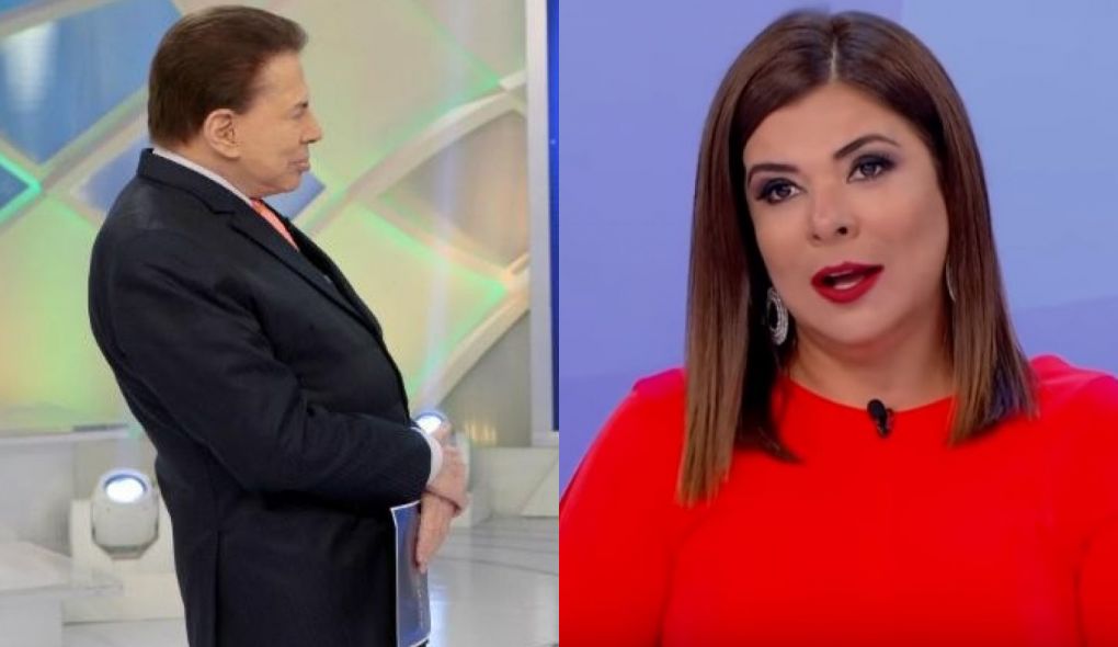 Silvio Santos e Mara Maravilha