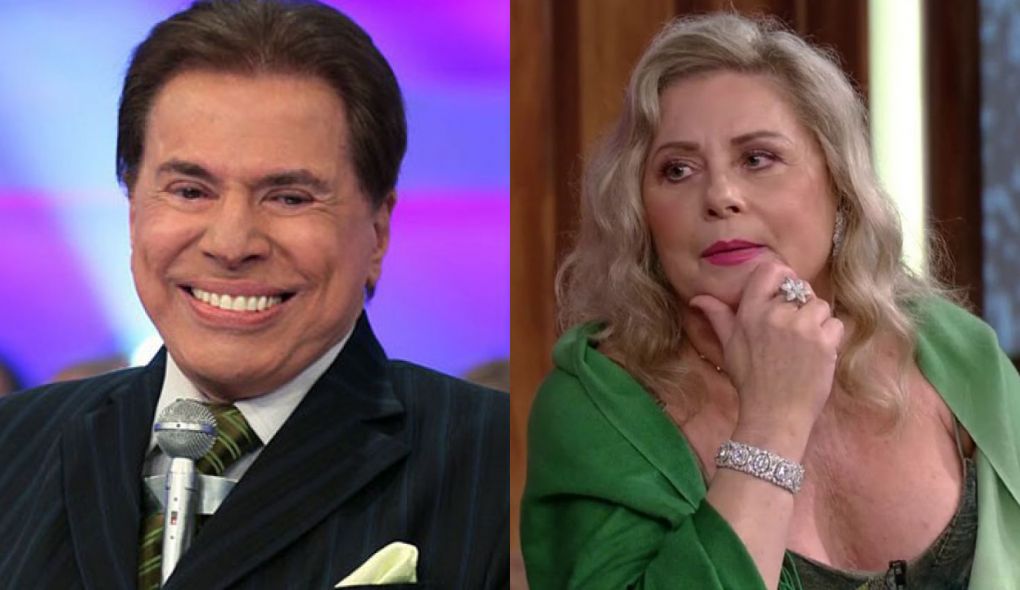 Silvio Santos e Vera Fischer
