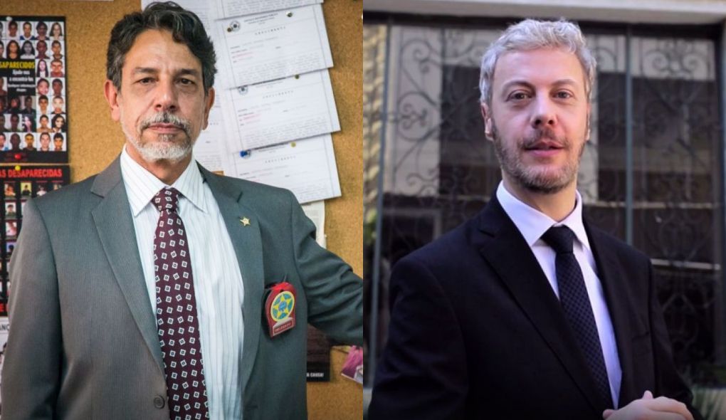 Siqueira (Marcelo Escorel) e Douglas (Guilherme Weber) de Pega Pega