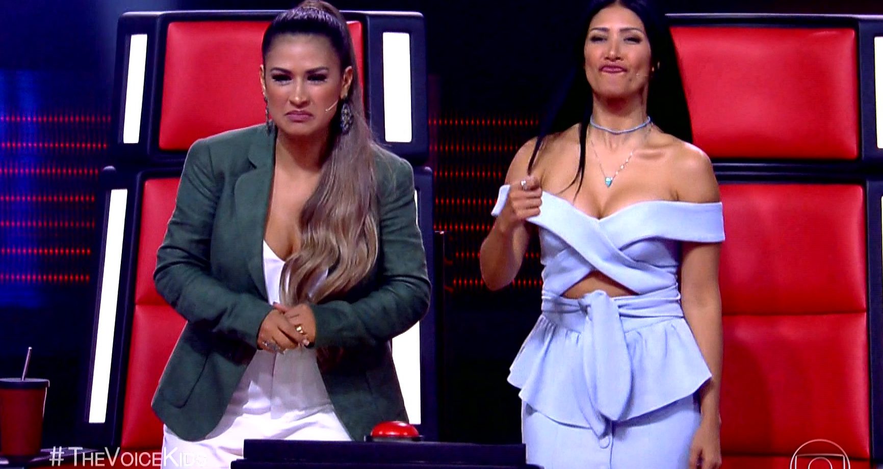 Simone e Simaria no The Voice Kids