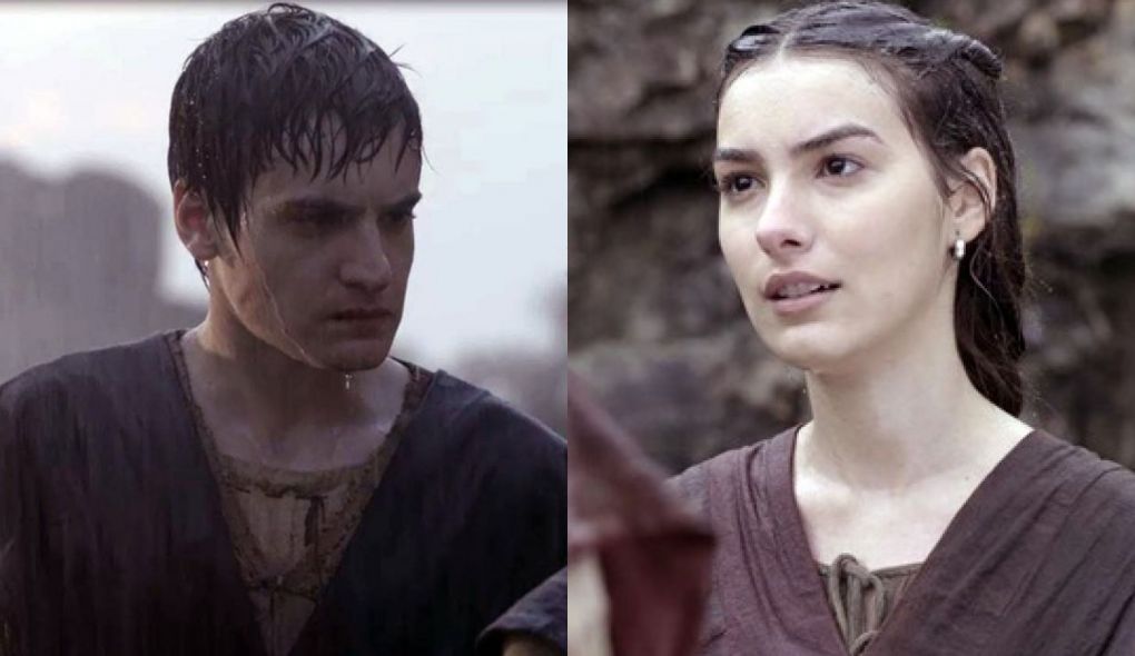 Ulisses (Giovanni Di Lorenzo) e Selena (Marina Moschen) de Deus Salve o Rei
