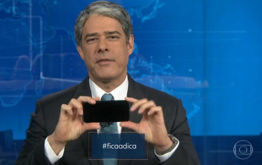 William Bonner no Jornal Nacional