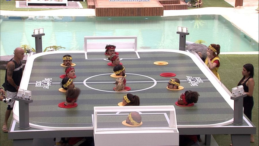 Brother participam da Prova da Comida no BBB18 (Reprodução: TV Globo)