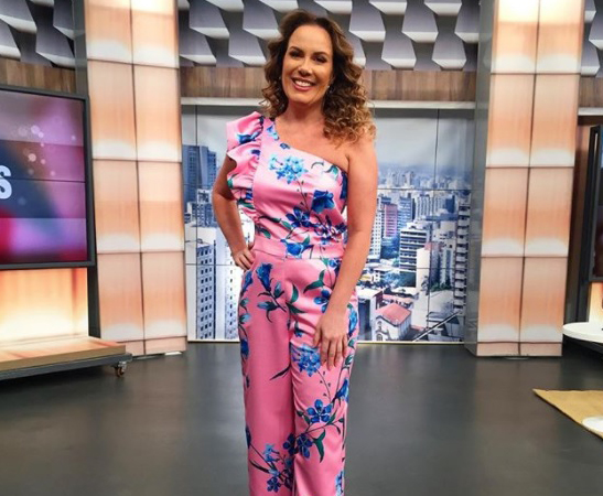 Apresentadora substituiu Cátia Fonseca no vespertino (Divulgação/TV Gazeta)