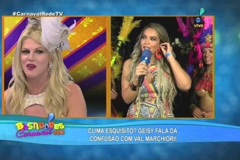 Famosas discutem ao vivo (Reprodução/Rede TV!)