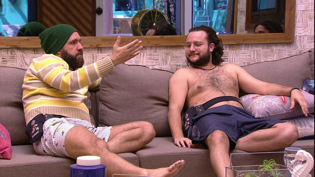 Caruso reclama de Gleici no BBB18 (Divulgação)