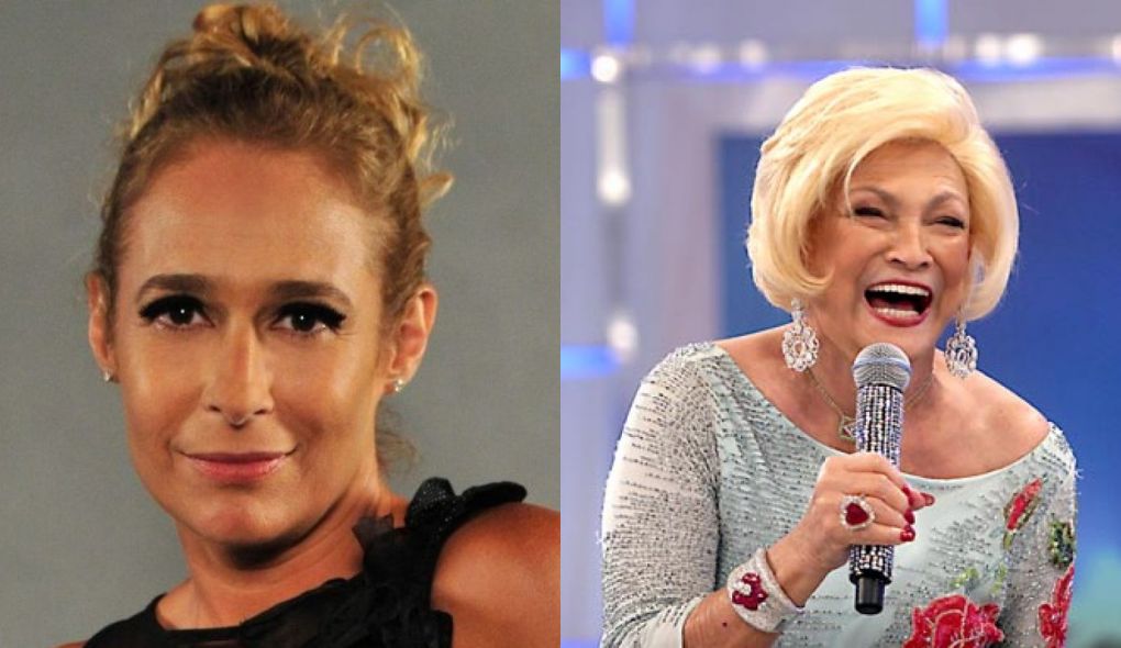 Andrea Beltrao e Hebe Camargo