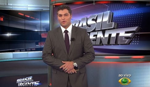 Joel Datena apresenta o Brasil Urgente nas folgas do pai (Divulgação)