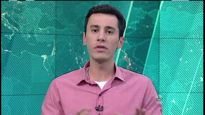 Bruno Vicari é jornalista esportivo do SBT