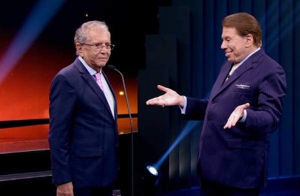 Carlos Alberto de Nobrega e Silvio Santos