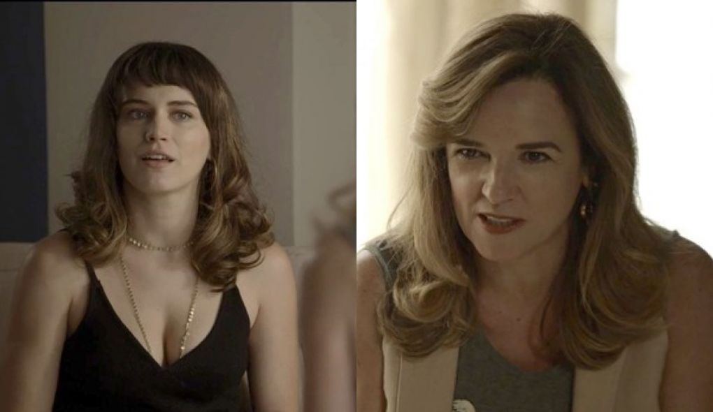 Clara (Bianca Bin) e Lorena (Sandra Corveloni) de O Outro Lado do Paraiso