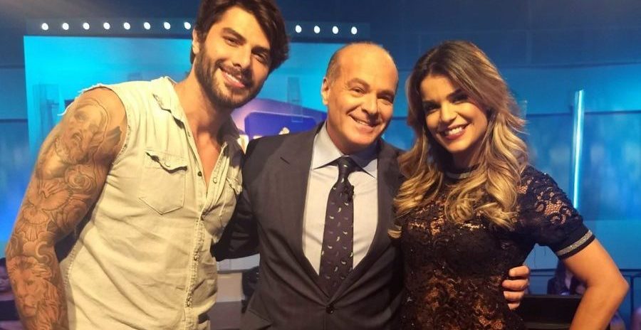 Renan Oliveira, Marcelo de Carvalho e Mari Antunes em O Céu é o Limite