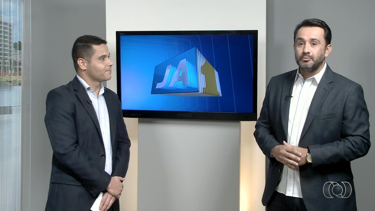 Renner Feitoza e Ricardo Bagnete, que assume a gerência de jornalismo da TV Anhanguera