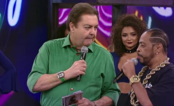 Faustao e Thaide no Domingao