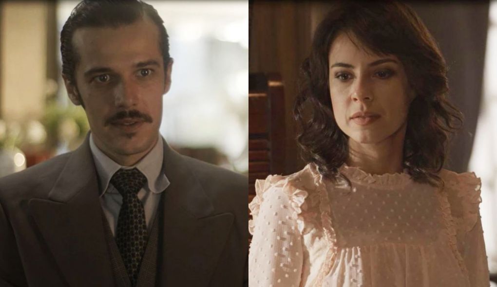 Fernao (Jayme Matarazzo) e Lucinda (Andreia Horta) de Tempo de Amar
