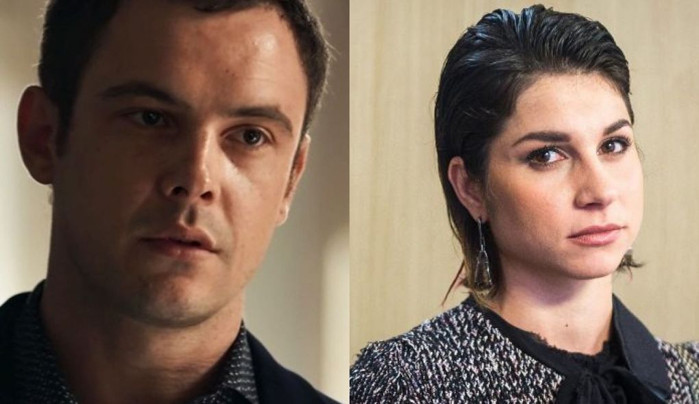 Gael (Sergio Guize) e Aline (Chandelly Braz) de O Outro Lado do Paraiso