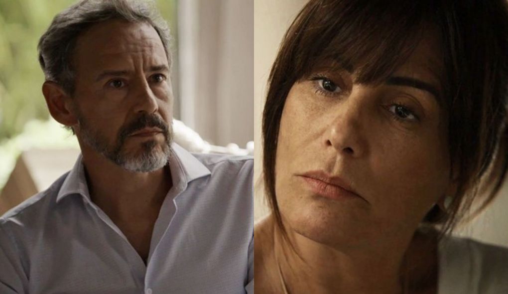 Henrique (Emilio de Mello) e Elizabeth (Gloria Pires) de O Outro Lado do Paraiso