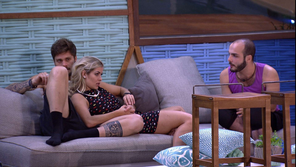 Mahmoud, Jaqueline e Breno BBB18