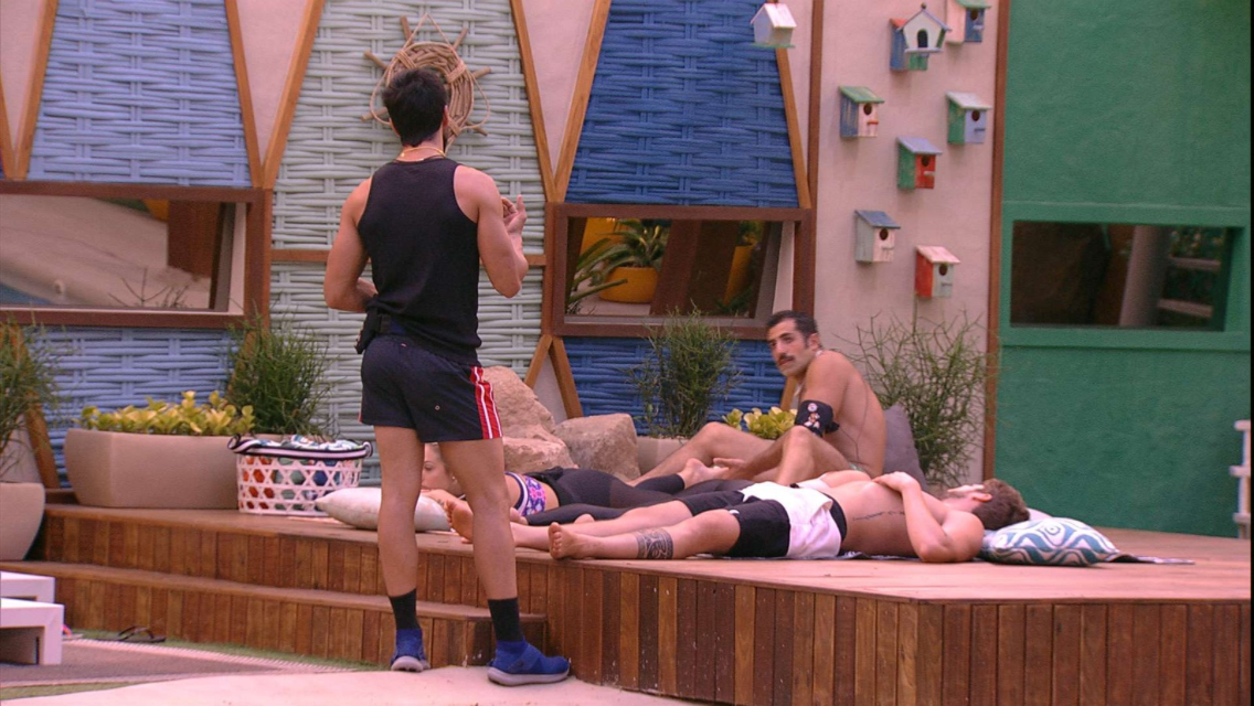 Jéssica, Lucas e Kaysar BBB18