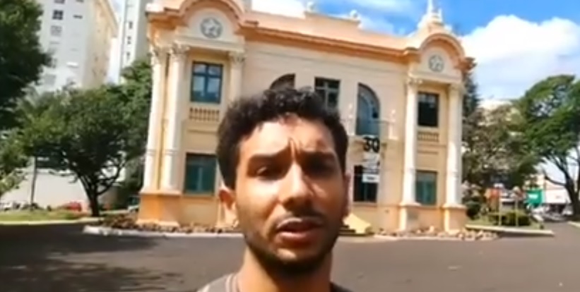 Internauta gravou video contra campanha da Globo