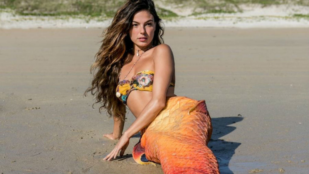 Atriz se destacou na pele da sereia Ritinha (Divulgação/TV Globo)