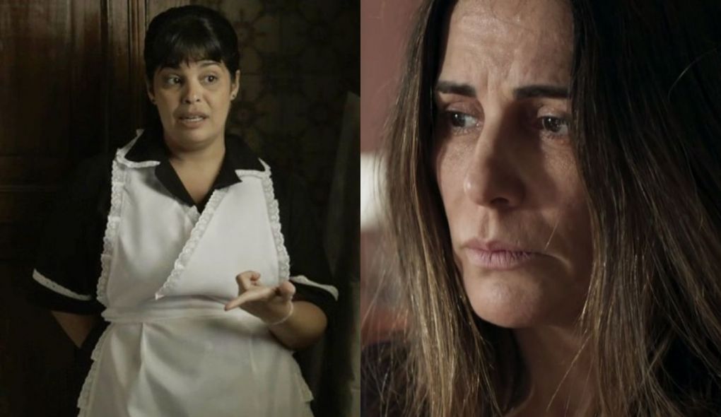 Janete (Daniela Fontan) e Elizabeth (Gloria Pires) de O Outro Lado do Paraiso