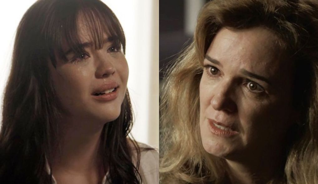 Laura (Bella Piero) e Lorena (Sandra Corveloni) de O Outro Lado do Paraiso