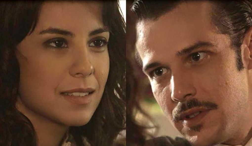 Lucinda (Andreia Horta) e Fernao (Jayme Matarazzo) de Tempo de Amar