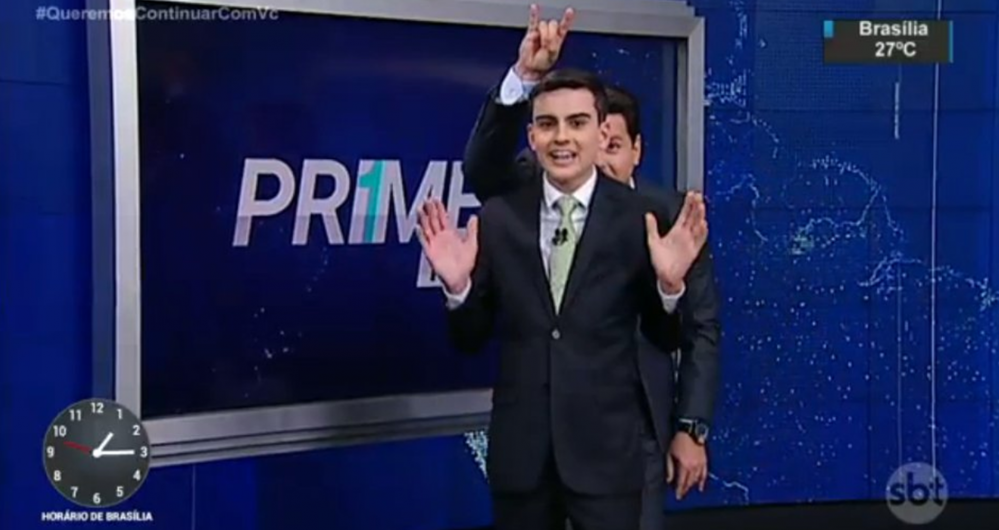 Dudu Camargo e Marcão do Povo apresentam o Primeiro Impacto