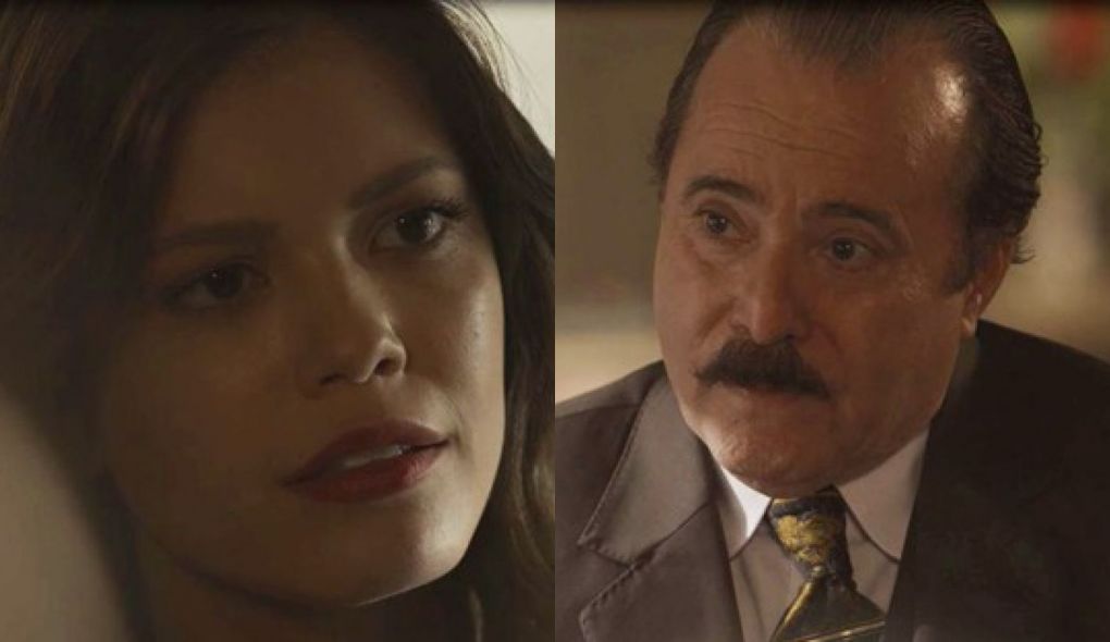 Maria Vitória (Vitória Strada) e José Augusto (Tony Ramos) de Tempo de Amar
