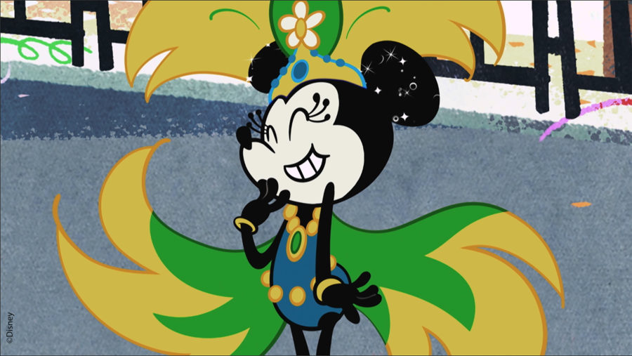 Minnie no Carnaval brasileiro