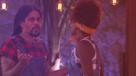 Viegas e Nayara tem nova discussão no BBB18 (Divulgação)
