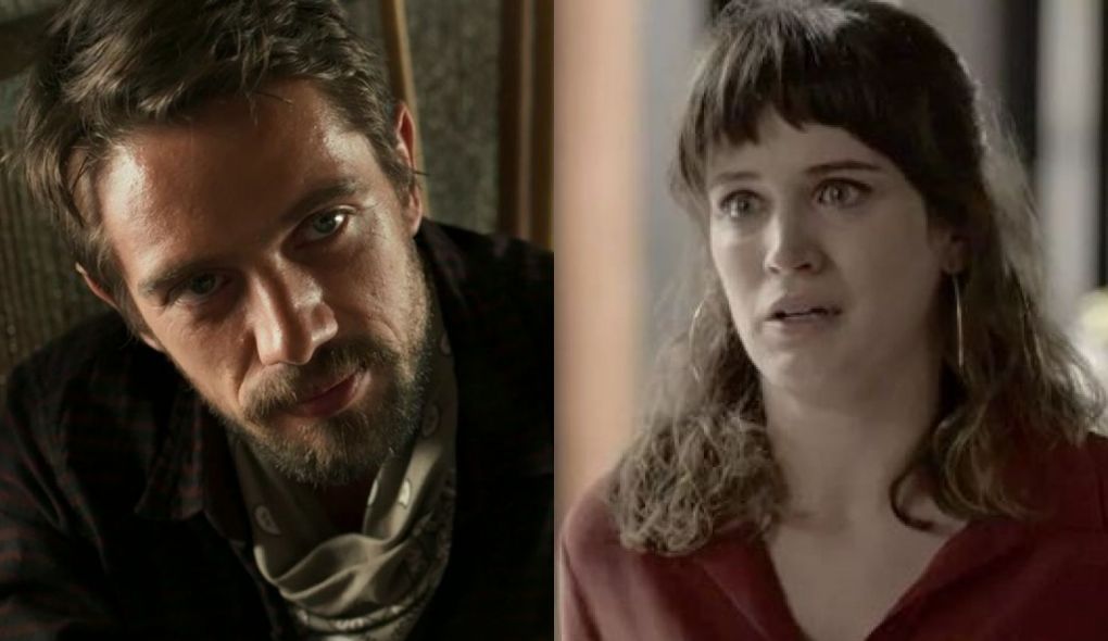 Renato (Rafael Cardoso) e Clara (Bianca Bin) de O Outro Lado do Paraiso