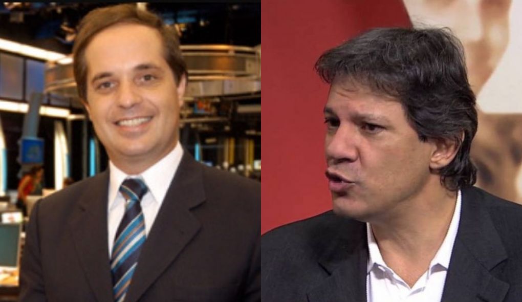 Rodrigo Vianna e Fernando Haddad