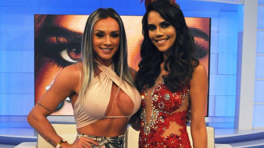 Juju Salimeni e Daniela Albuquerque no Sensacional