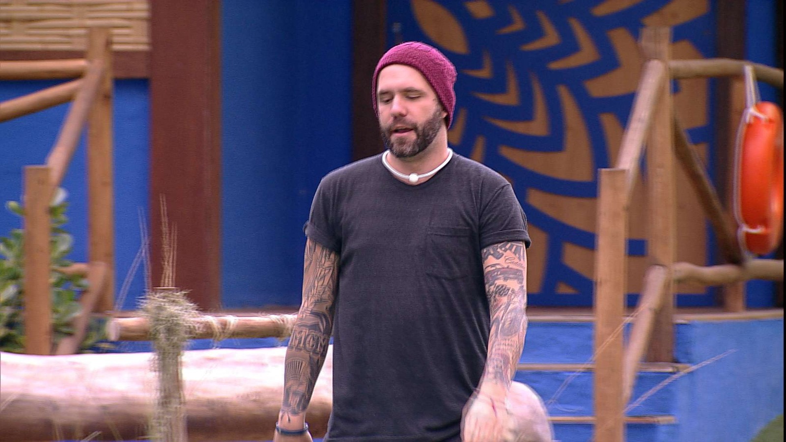 Caruso ganha a Prova do Anjo no BBB18 (Reprodução: TV Globo)