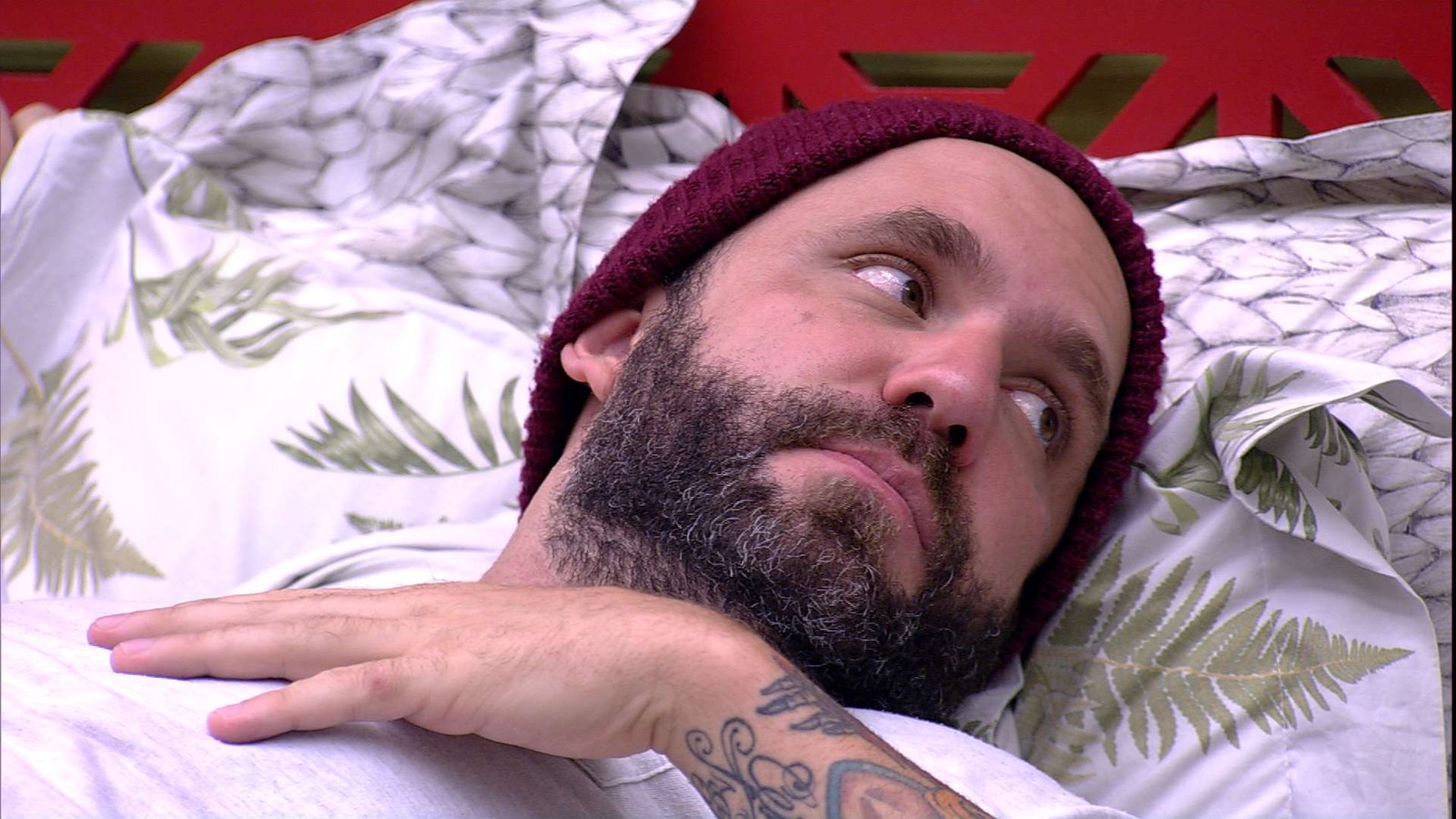 Caruso tem DR com Wagner no BBB18 (Reprodução: TV Globo)