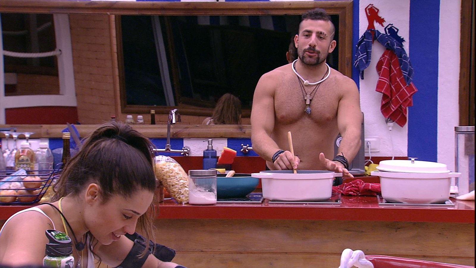 Kaysar reclama do clima no BBB18 (Reprodução: TV Globo)