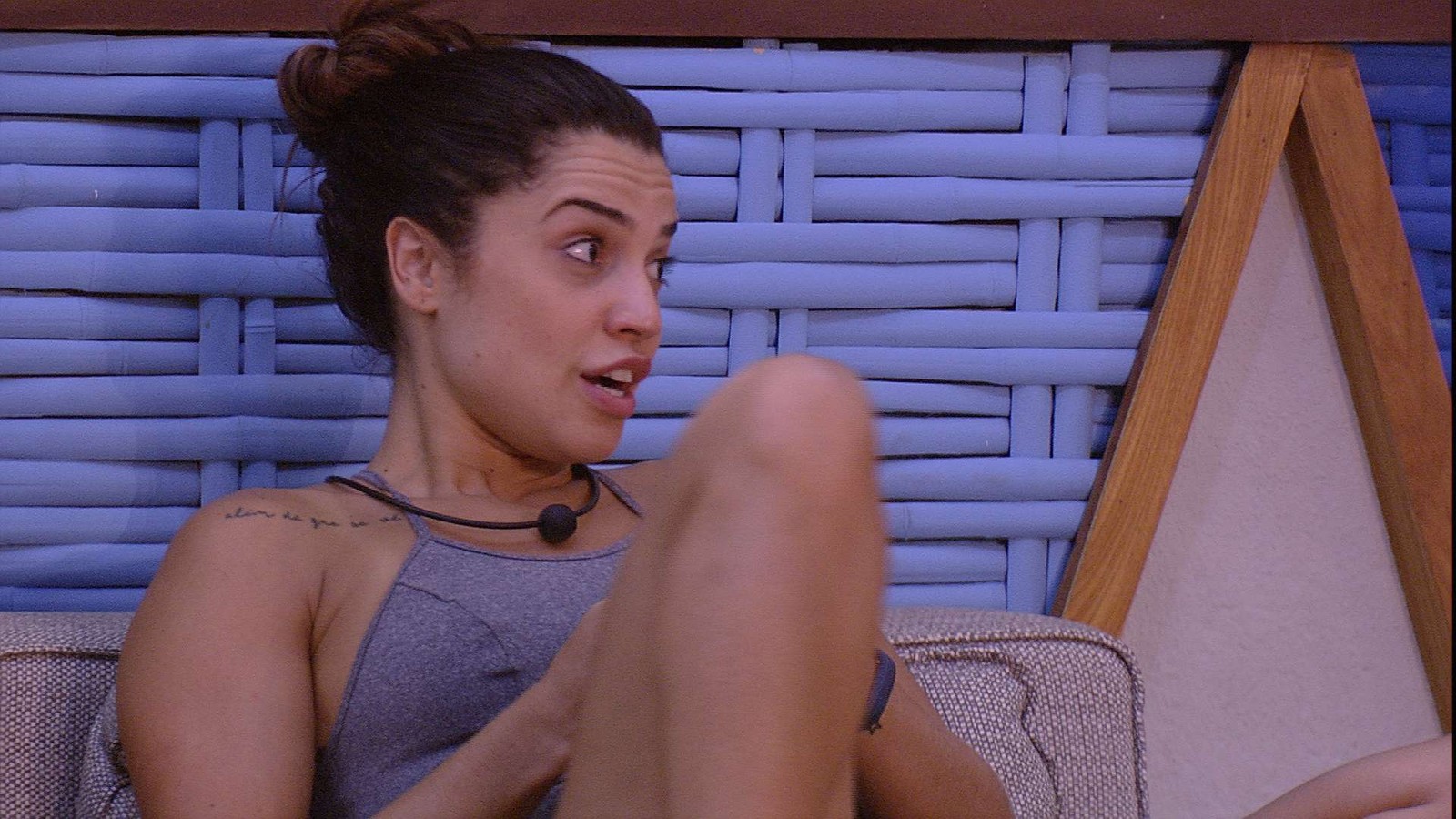 Paula aconselha Gleici no BBB18 (Reprodução: TV Globo)