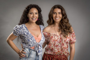 Luzia (Giovanna Antonelli) e Cacau (Fabiula Nascimento) em Segundo Sol