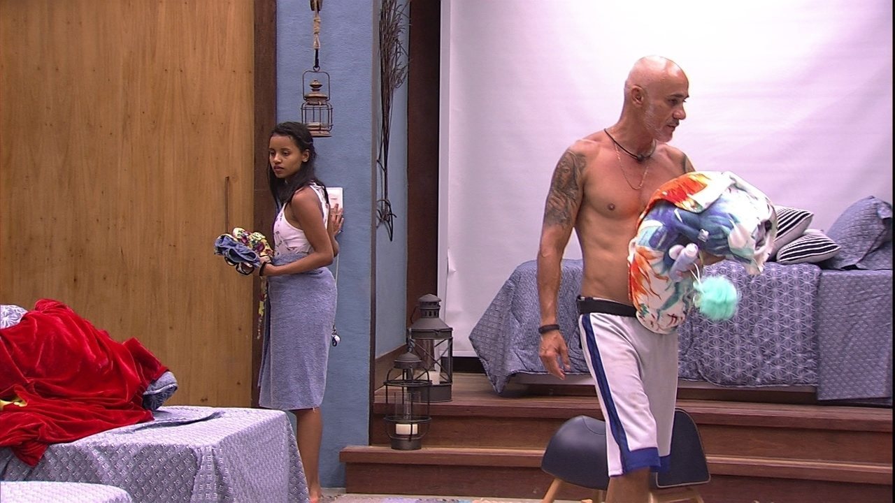 Gleici e Ayrton se desentendem no BBB18 (Reprodução: TV Globo)