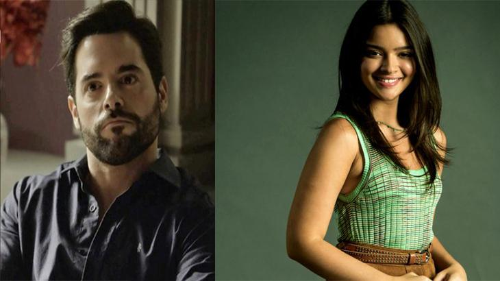 Amaro (Pedro Carvalho) e Melissa (Gabriela Mustafá) em O Outro Lado do Paraíso
