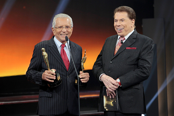 Carlos Alberto de Nobrega e Silvio Santos