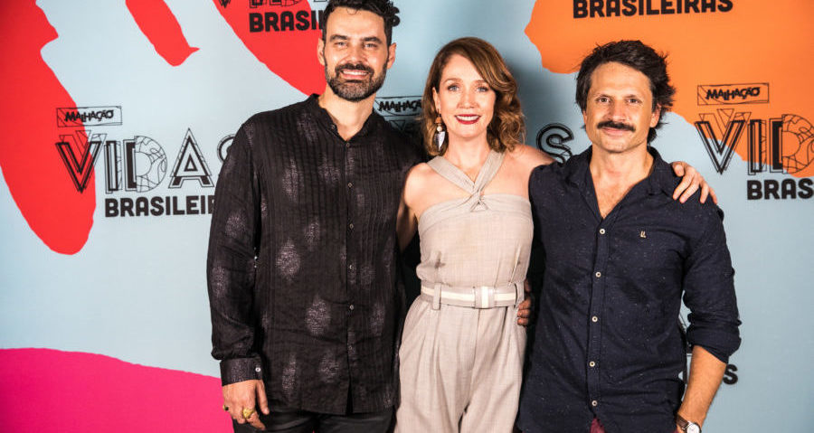 Carmo Dalla Vecchia, Camila Morgado e Felipe Rocha